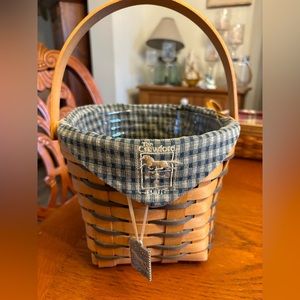 Longaberger 1998 Crawford Barn raising basket